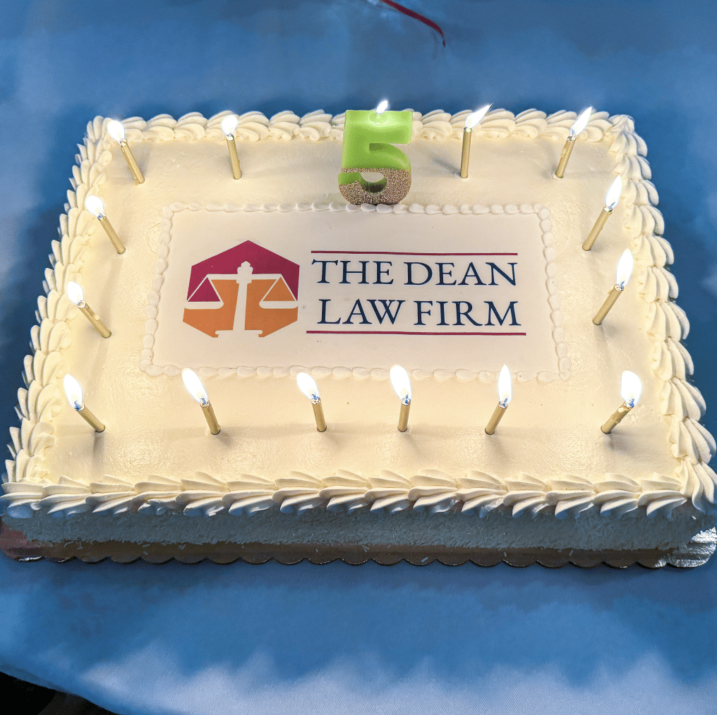 Happy 5th Anniversary to The Dean Law Firm